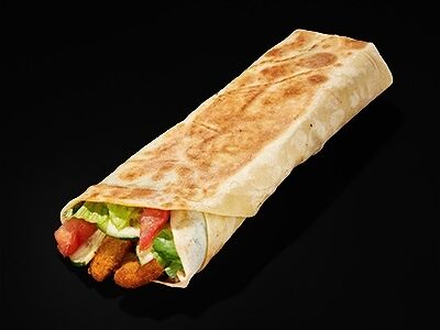 Шаурма с королевскими креветками