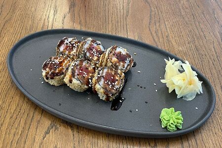 Темпура ролл с острым тунцом