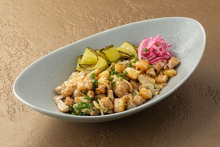 Картофель со свининой по-домашнему