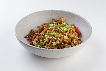 Лапша с курицей 