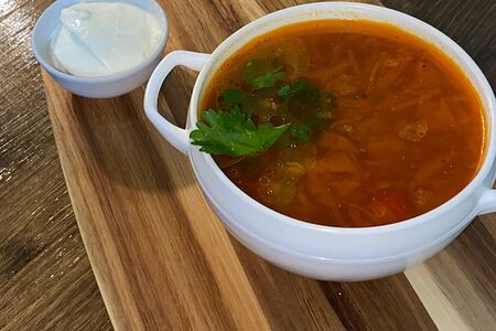 Щи с говядиной