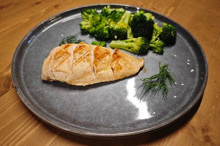 Куриное филе с брокколи