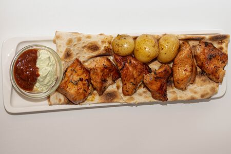 Шашлык из свиного окорока