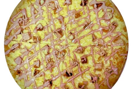 Пицца с курицей и соусом тартар 450 гр