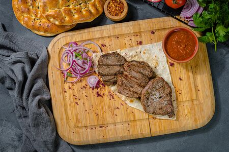 Шашлык из говяжьей вырезки