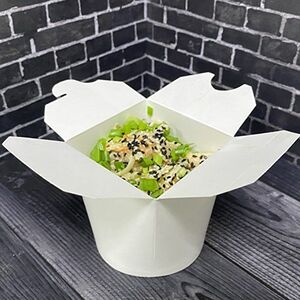 Wok сливочный с курицей и грибами