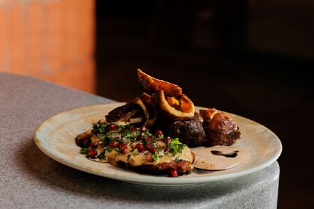 Имеретинское мясо с картофельными дольками