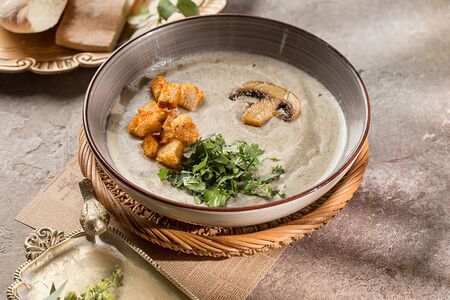 Грибной крем-суп