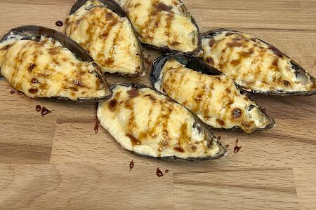 Запечённые мидии