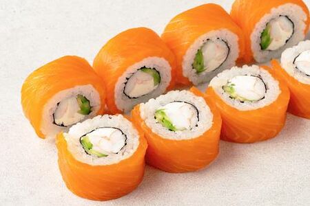 Ролл Филадельфия с тигровой креветкой