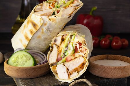 Шаурма Мексиканская на углях