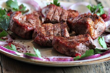 Шашлык из свиной шейки
