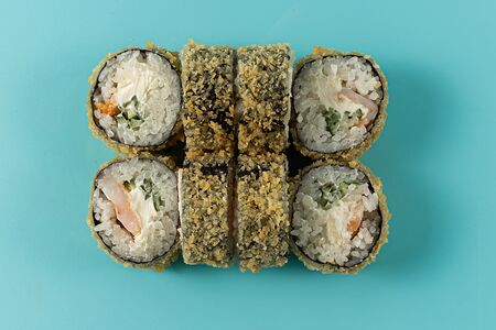 Ролл темпура с креветкой