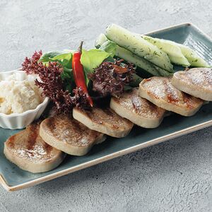 Язык на гриле 