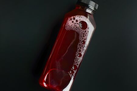 Домашний морс из черной смородины и клюквы 