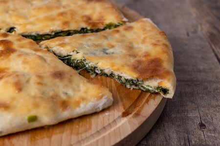 Хачапури с зеленью и шпинатом