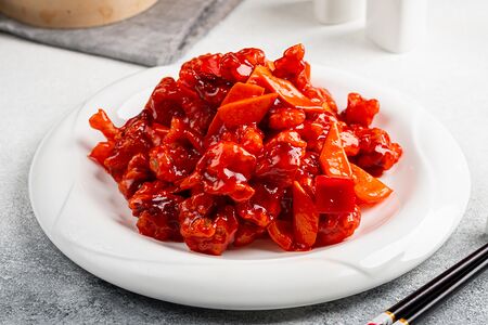 Курица в кисло-сладком соусе