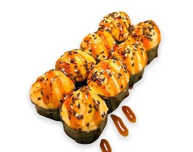 Запеченный с мидиями