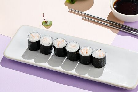 Маки-роллы с креветкой 