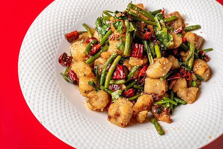 №68 Минтай жареный по-сычуански