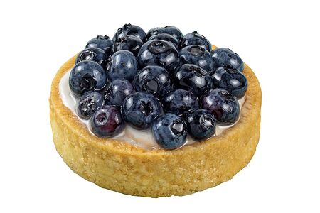 Корзинка с голубикой и сливочно-сырным кремом