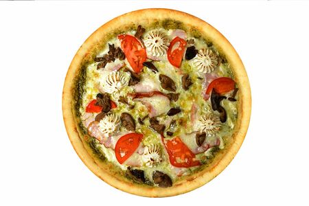 Пицца Песто мясная Xxl