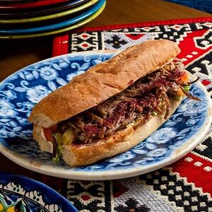 Кумру с томленой говядиной