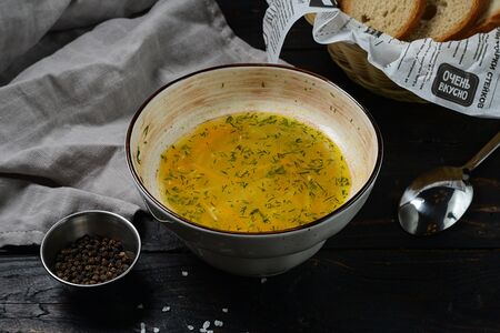 Лапша домашняя с курой