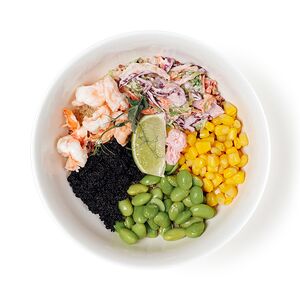 Поке с креветками