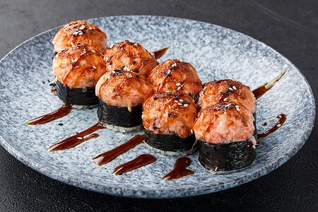 Ролл запеченный Кани чиз гриль