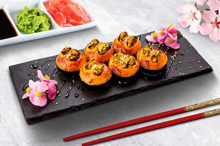 Запеченный Люкс с мидиями