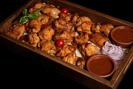 Шашлык из куриного бедра