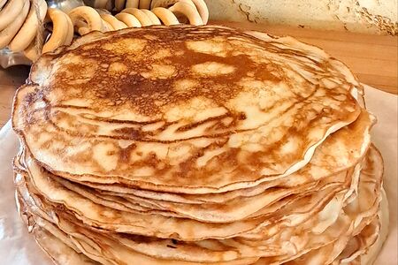 Блины с припеком, яблоко 2 шт