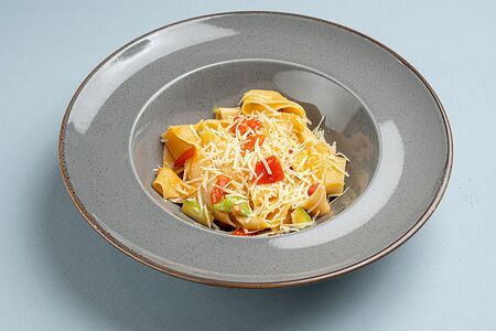 Паппарделле с овощами