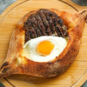 Лодочка с люля и яйцом