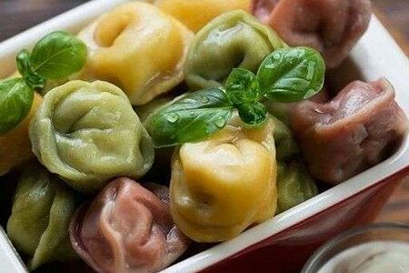 Пельмени детские цветные