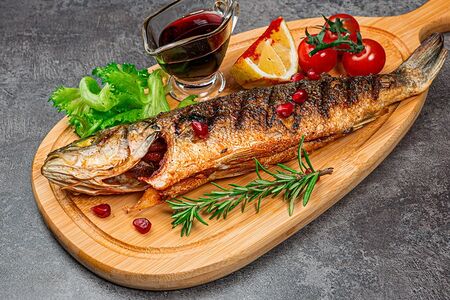 Шашлык из сибаса