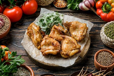 Шашлык из куриного бедрышка