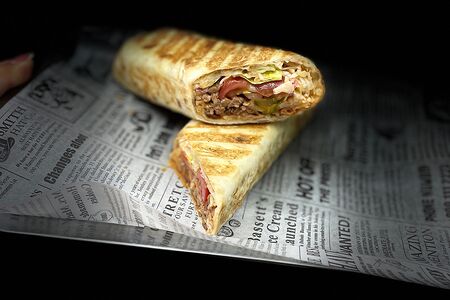 Шаурма с рваной говядиной