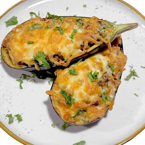 Баклажан с томатами