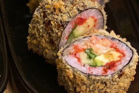 Калифорния с лососем темпура