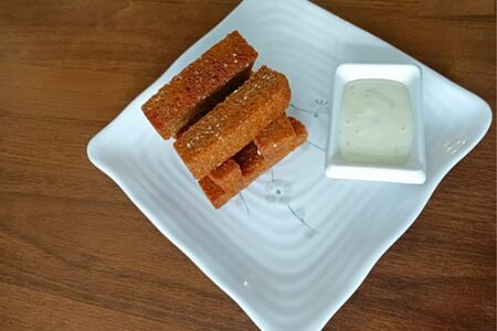 Гренки чесночные
