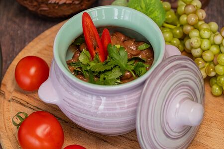 Лобио из красной фасоли