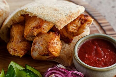 Шашлык из куриного филе