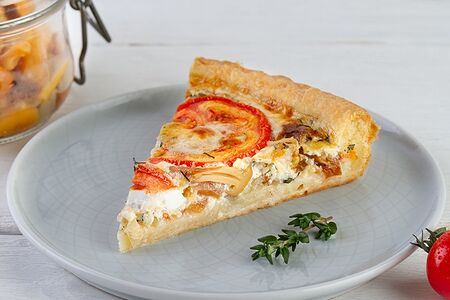 Киш с грибами