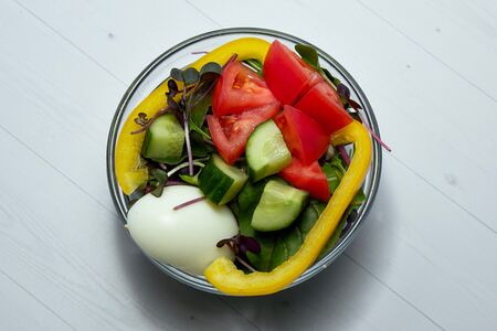 Микрозелень с овощами