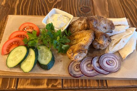 Шашлык куриные крылья