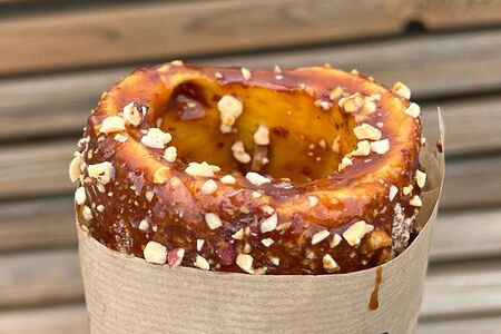 Трдельник с вареной сгущенкой