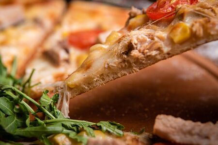 Пицца с курой