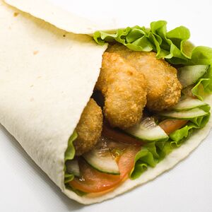 Тортилья с креветками